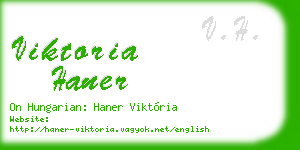 viktoria haner business card